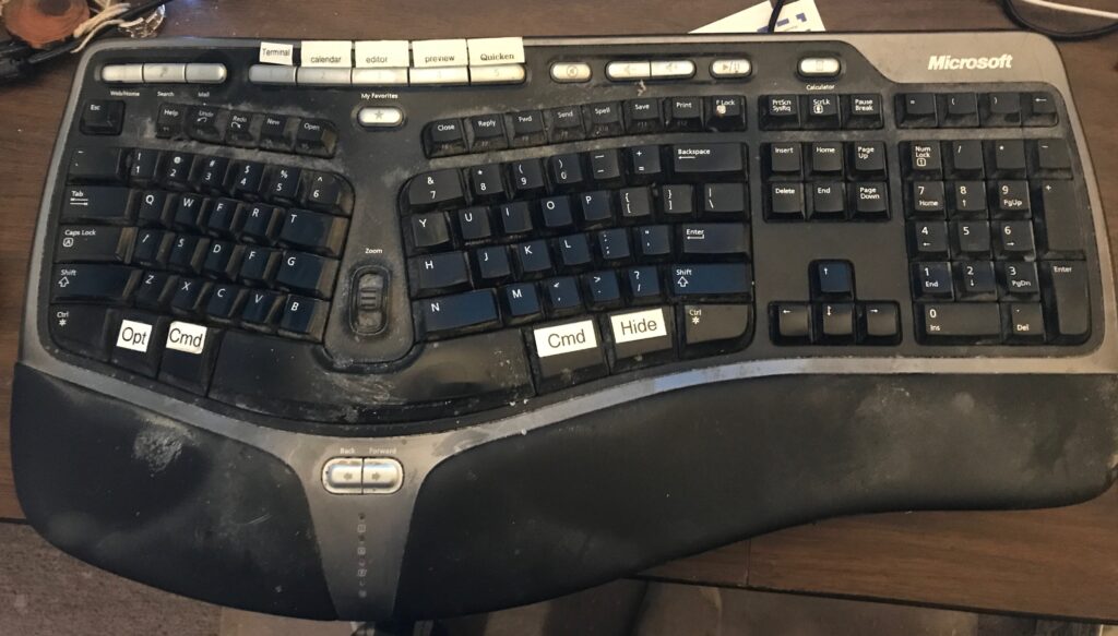 Filthy keyboard